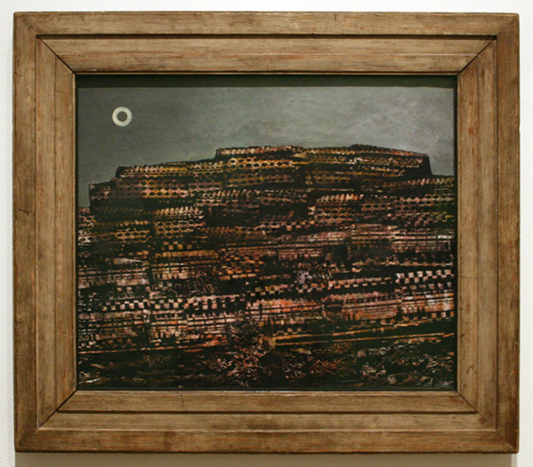 Max Ernst - The Entire City - Olieverf op papier op canvas Max Ernst - The Entire City - Olieverf op papier op canvas