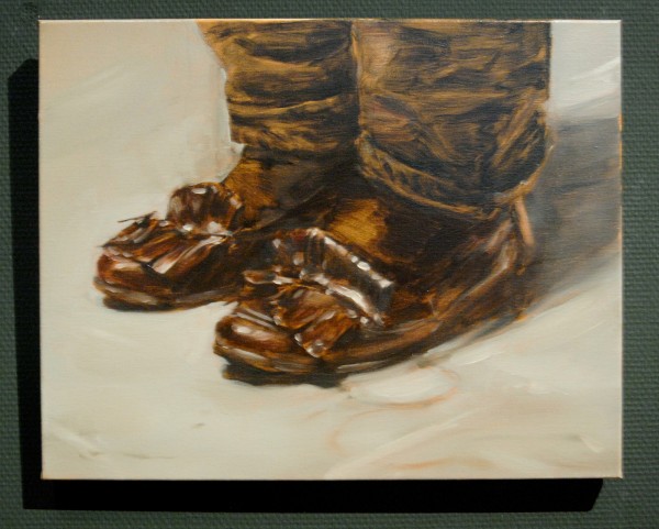 Michael Borremans - The Invader - 42x53cm Oil on canvas