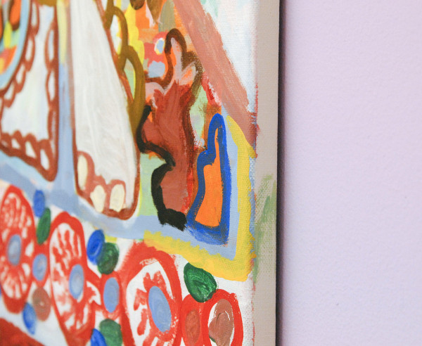 Mirjam Jacob - Untitled - 70x50cm Acrylverf op canvas (detail)