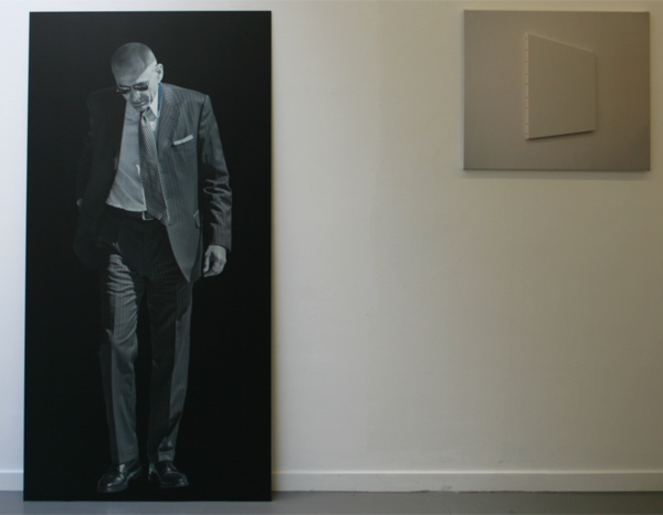 Monica Ragazzini - Piazza Duomico - 180x90 Inktjet op spiegel & Jurriaan Molenaar - Deze plek - Foto Monica Ragazzini - Piazza Duomico - 180x90 Inktjet op spiegel & Jurriaan Molenaar - Deze plek - Foto