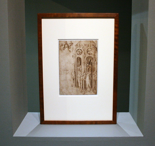 Nederlanden of Frankrijk - Profeten en sibillen (?) - Pen in bruine inkt op papier Nederlanden of Frankrijk - Profeten en sibillen (?) - Pen in bruine inkt op papier