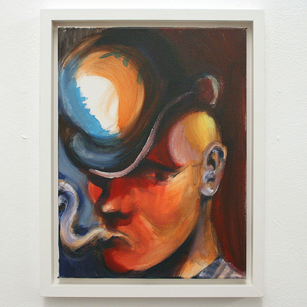 Nick Andews - Billy the Kid - 30x40cm Acrylverf en olieverf op doek, 2013