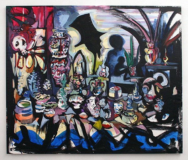 Nick Andrews - His Masters' Henry's Props - 210x190cm Acrylverf op doek 2013