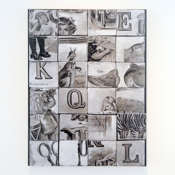 Niek Hendrix - Euthymius - 51x38cm Olieverf en potlood op paneel