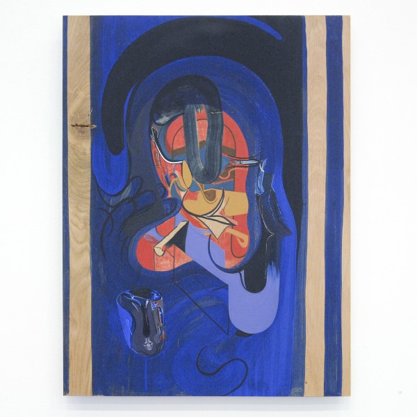 Niels Broszat - Icoon 010 - Eitempera en olieverf op paneel