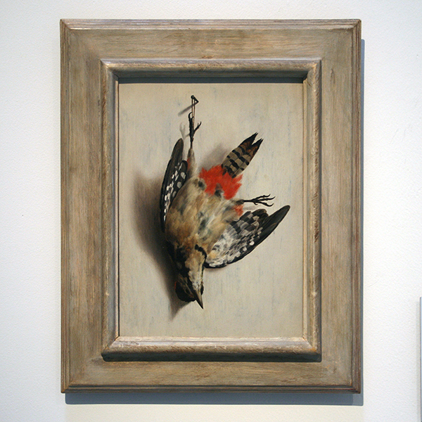 Noord-Nederlandse Schilder - Specht - Olieverf op paneel, eerste helft 17e eeuw