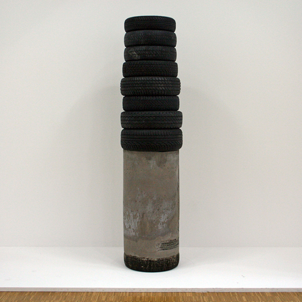 Oscar Tuazon - Tire Test Column