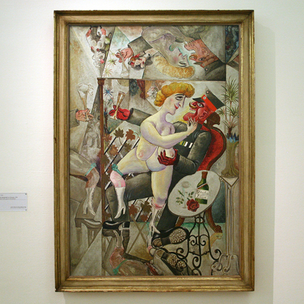 Otto Dix - Erinnerungen an die Spiegelaate von Brussel