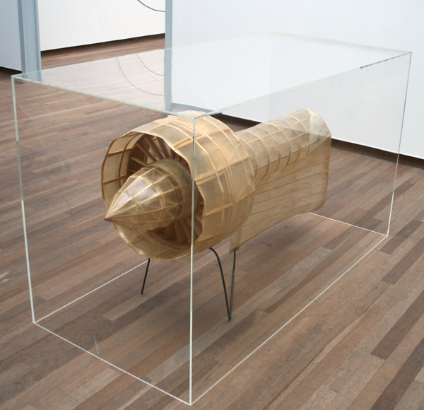 Panamarenko - Model for Manpower Jet Plane - Balsahout, Japanse zijde, lak en metaal Panamarenko - Model for Manpower Jet Plane - Balsahout, Japanse zijde, lak en metaal