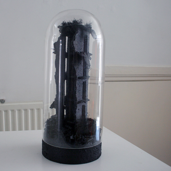 Pascal Bastiaenen - Blackened III - 35x15cm Mixed Media Pascal Bastiaenen - Blackened III - 35x15cm Mixed Media