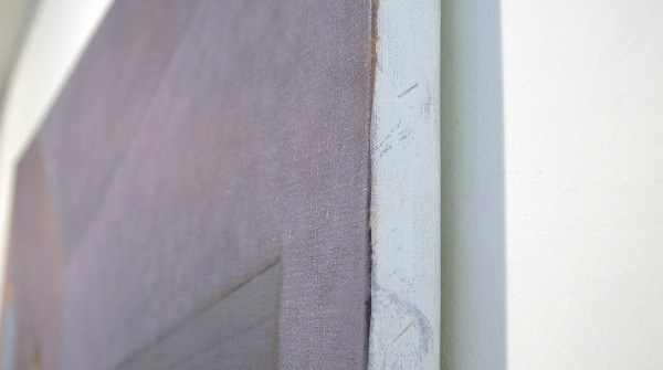 Pat Andrea - Dammerung - 180x160cm Olieverf en caseine op paneel (detail)