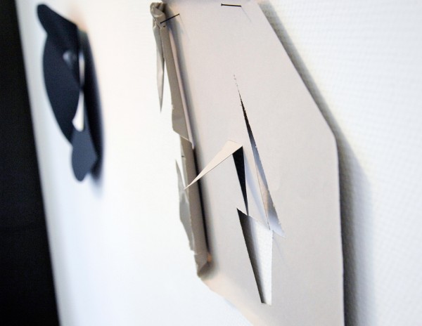 Paul Drissen - Vlak Achter - 33x33x16cm Papier (detail)