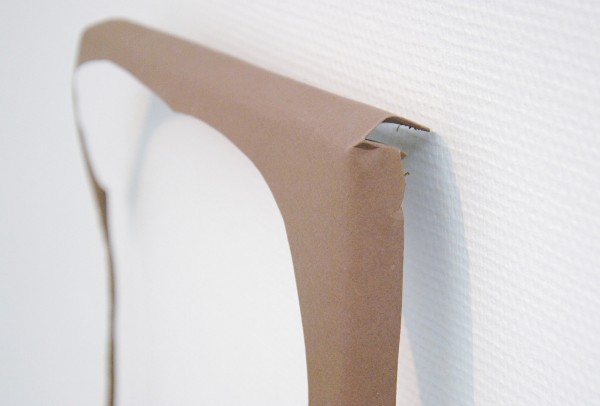 Paul Drissen - Vlak Gat - 52x46x8cm Papier (detail)