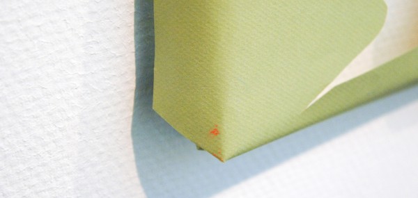 Paul Drissen - Vlak Hoek Hoek Gat - 43x52x5cm Papier (detail)