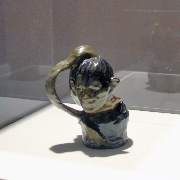 Paul Gauguin - Vase with two boys heads - Transparant geglazuurd gres, 1889