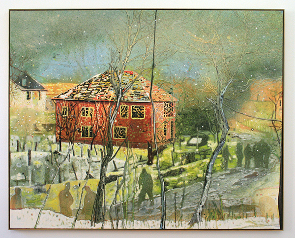 Peter Doig - Red House - 200x250cm Olieverf op doek