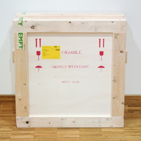 Peter de Meyer - De vierkantigste rechthoek (after Victor Servranckx) - Transportkist 2014