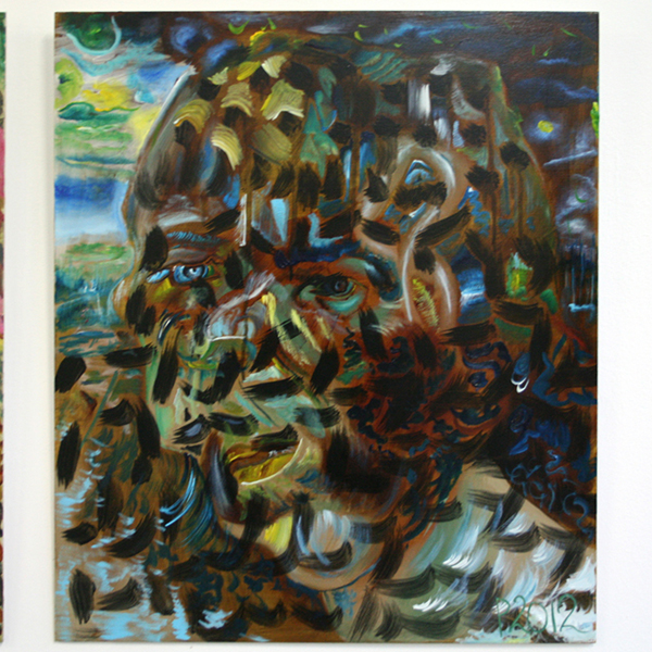 Philip Akkerman - #127 - 50x43cm Olieverf op paneel Philip Akkerman - #127 - 50x43cm Olieverf op paneel