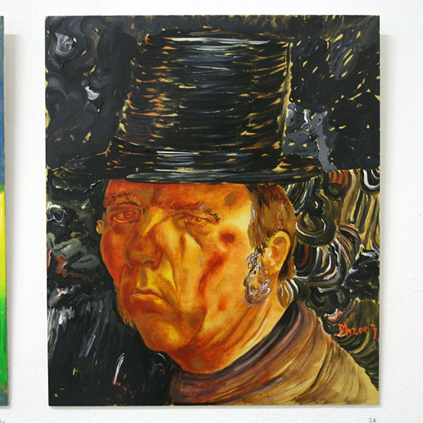 Philip Akkerman - #49 - 40x34cm Olieverf op paneel Philip Akkerman - #49 - 40x34cm Olieverf op paneel