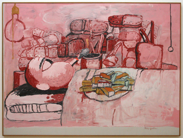 Philip Guston - Painting, Smoking, Eating - Acrylverf op doek Philip Guston - Painting, Smoking, Eating - Acrylverf op doek