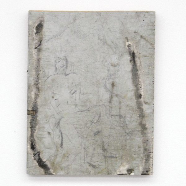 Philippe Vandenberg - Les Coliquies du roi sont tres mechantes - Olieverf en potlood op hout (4 maal)