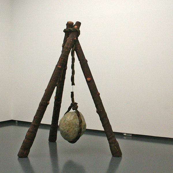 Piero Gilardi - Totem voor huis - Polystyreen en polyurethaan