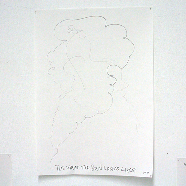 Piet Dirkx - Zonder Titel (?) - 28 tekening op papier (detail)