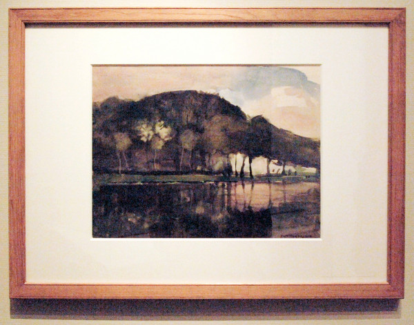 Piet Mondriaan - Boerderij Geinrust - Waterverf op papier 1907 (gebruikt voor Compositie II)