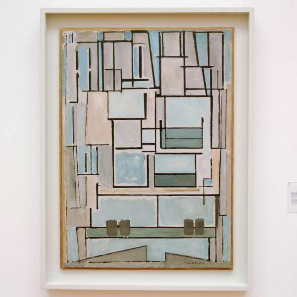 Piet Mondriaan - Compositie VI - Olieverf op doek 1914