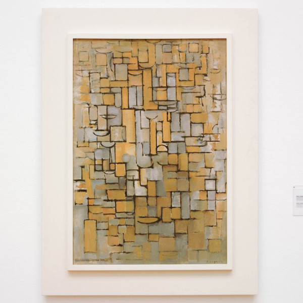 Piet Mondriaan - Compositie XIV - Olieverf op doek 1913