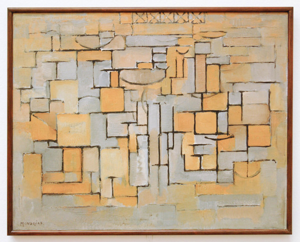 Piet Mondriaan - Compositie XV - Olieverf op doek 1913