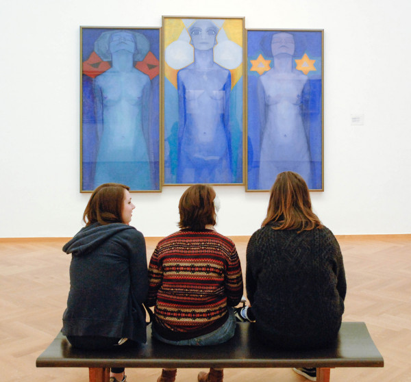 Piet Mondriaan - Evolutie - Olieverf op doek (drieluik) 1911