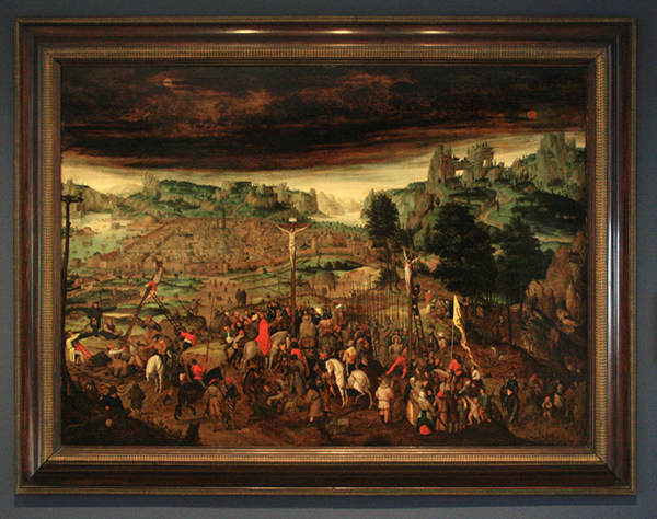 Pieter Breughel de Jonge - De Kruisiging - Olieverf op paneel