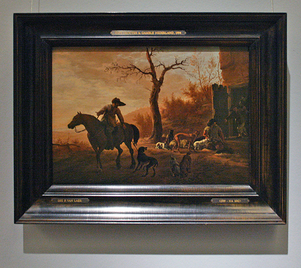 Pieter van Laer - Landschap met Jagers - Olieverf op paneel 1640