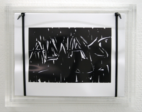 Pieterjan Ginckels - Always - 22x28x6cm 250 Offset prints, kabelbinders en plexiglas