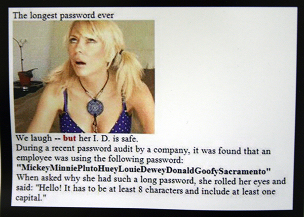 Pieterjan Ginckels - Longestpasswordever- 22x28x6cm 250 Offset prints, kabelbinders en plexiglas (detail)