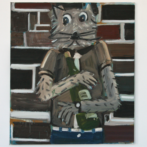 Pim Blokker - Zonder Titel - 80x70cm Olieverf op linnen Pim Blokker - Zonder Titel - 80x70cm Olieverf op linnen