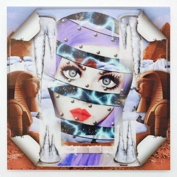 Pinar & Viola - I'll make you feel Real (Dessert) - 85x85cm Inkjet op liquid gloss