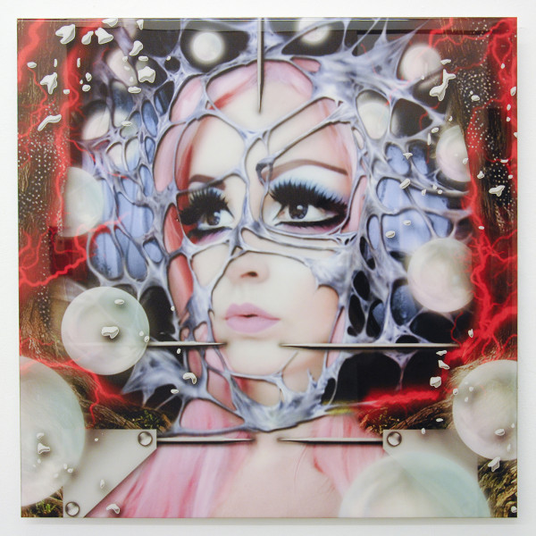 Pinar & Viola - I'll make you feel Real (Forest) - 85x85cm Inkjet op liquid gloss