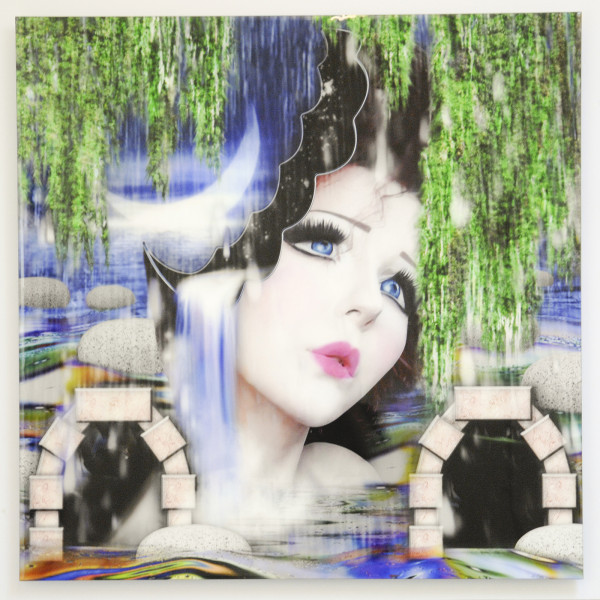 Pinar & Viola - I'll make you feel Real (Swamp) - 85x85cm Inkjet op liquid gloss