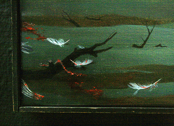 Pyke Koch - Rustende slaapwandelaarster III - Olieverf op doek (detail)