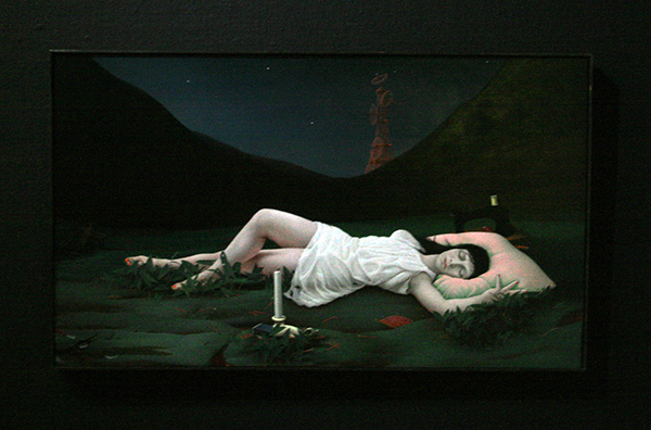 Pyke Koch - Rustende slaapwandelaarster III - Olieverf op doek