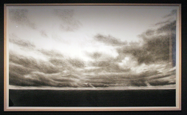 Raquel Maulwurf - Iceland - 153x263cm Houtskool en pastel op museumkarton