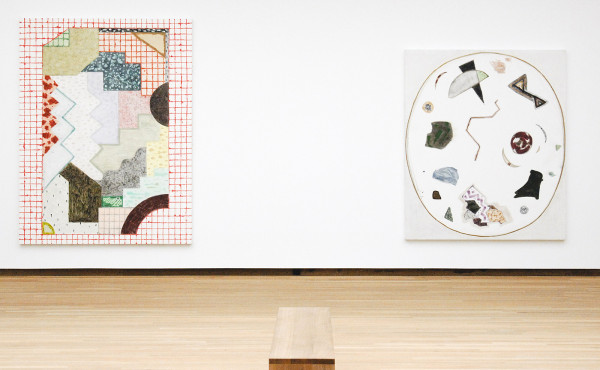 Rebecca Morris - Untitled (#02012) & Untitled (#01-09) - Olieverf en spuitbus op canvas