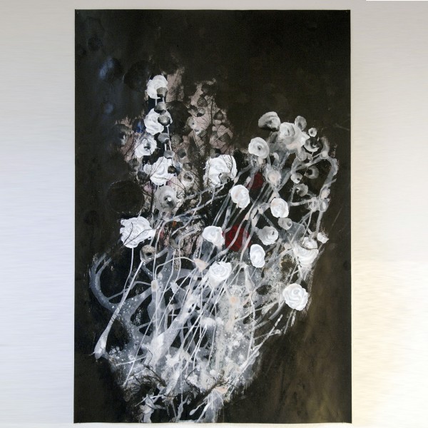 Reinoud van Vught - Zonder Titel - Acrylverf en inkt op papier