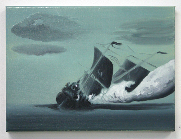 Rens Krikhaar - Luctor- 30x40cm Olieverf op linnen Rens Krikhaar - Luctor- 30x40cm Olieverf op linnen