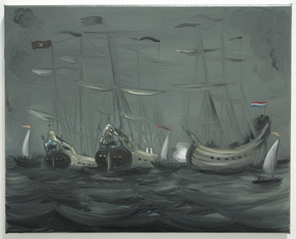 Rens Krikhaar - Met oorlof van den Prinse - 40x50cm Olieverf op linnen Rens Krikhaar - Met oorlof van den Prinse - 40x50cm Olieverf op linnen