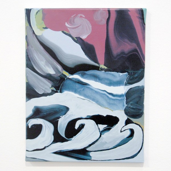 Rezi van Lankveld - Starry Night - 45x35cm Olieverf op canvas