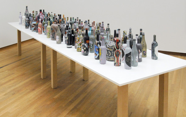 Rik Meijers - Bottles - Diverse materialen op glas 1998-2012