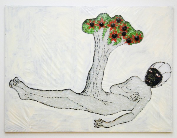 Rik Meijers - Vreugde waar die niet was - Mixed media op linnen